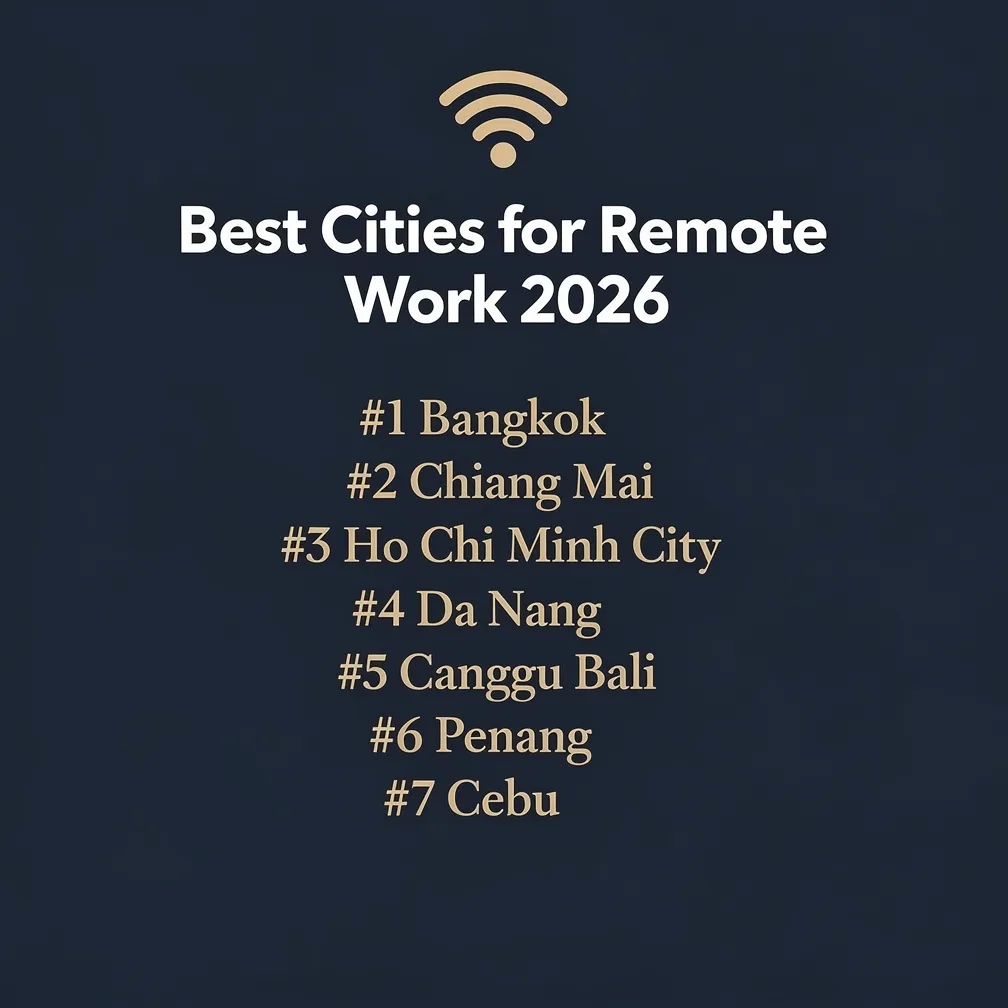 Best Cities for Remote Work SEA 2026