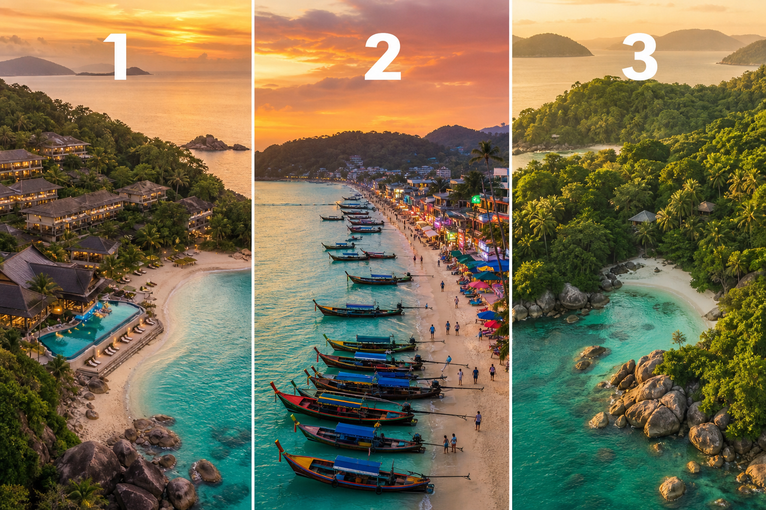 Koh Samui vs Phuket vs Koh Phangan comparison for digital nomads 2026
